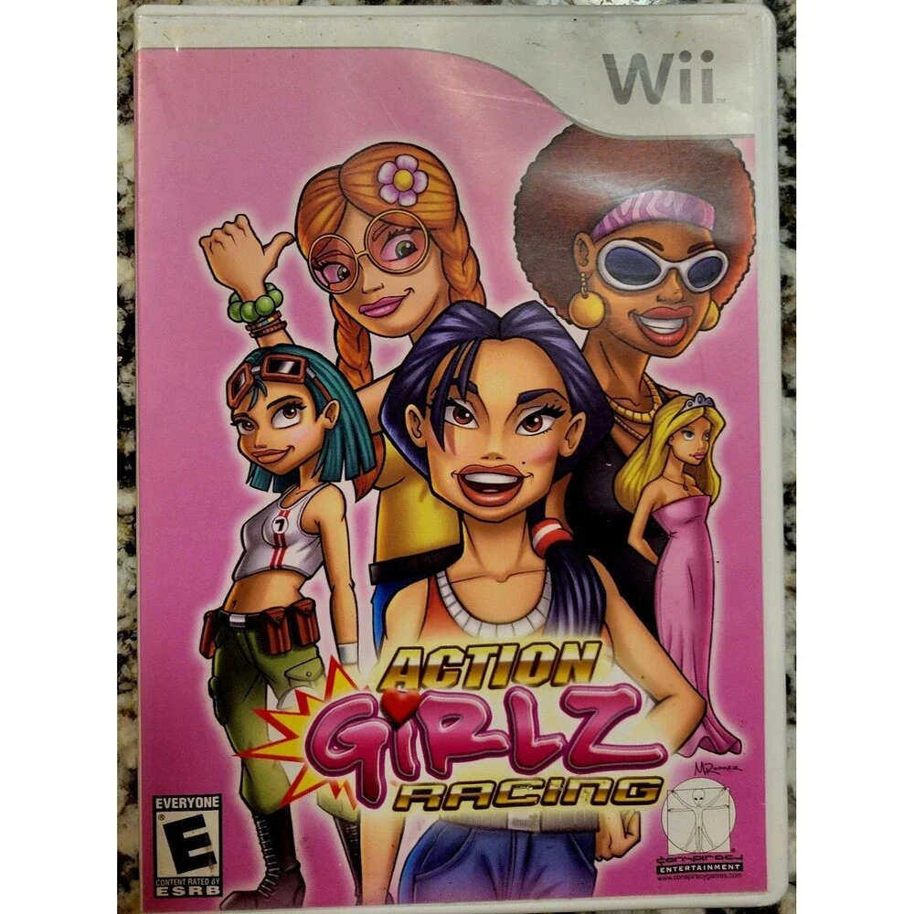 Nintendo Wii:ACTION GIRLZ RACING,CIB, MANUAL, CLN DISC,TESTED,LN COND, FAST SHIP